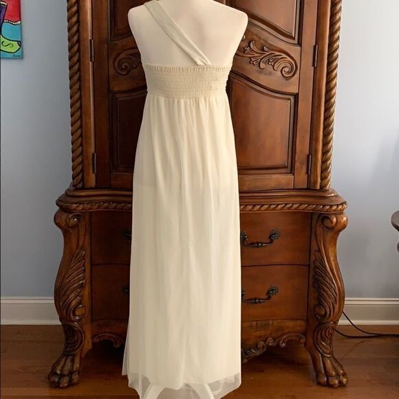 Off white maxi dress- size S/M - Picture 2 of 7
